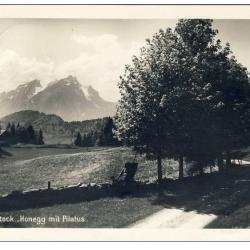 CP Suisse Lucerne Burgenstock Honegg mit Pilatus