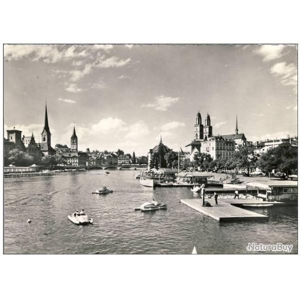 CP Suisse Zurich Bateaux P�dalos + cachet
