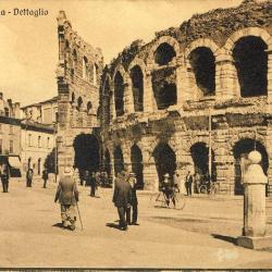 CPA ITALIE Italia Verona Verone Arena Dettaglio anim&eacute;e