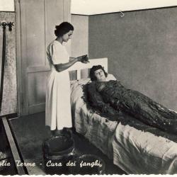 CP Italie Battaglia Terme Cura dei fanghi Cure thermale Application de boue