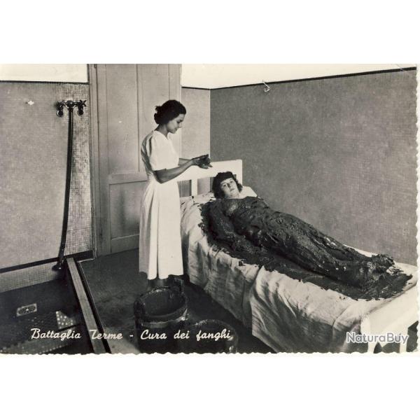 CP Italie Battaglia Terme Cura dei fanghi Cure thermale Application de boue
