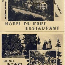 CP ITALIE Torino Publicit&eacute; Albergo Ristorante Parco Torre Pellice Turin