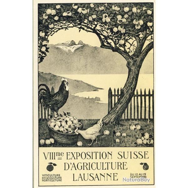 CPA VIIIe Exposition Suisse d'Agriculture Lausanne 1910