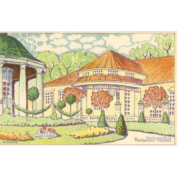 CPA illustr�e A. TIECHE Exposition Suisse Berne 1914  Ausstellung Neufeld