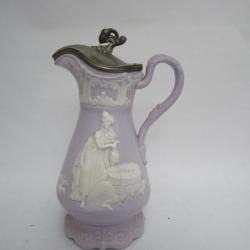 Pichet porcelaine Anglaise Samuel Alcock Wedgwood