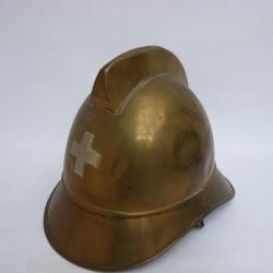 Ancien Casque de pompier Suisse