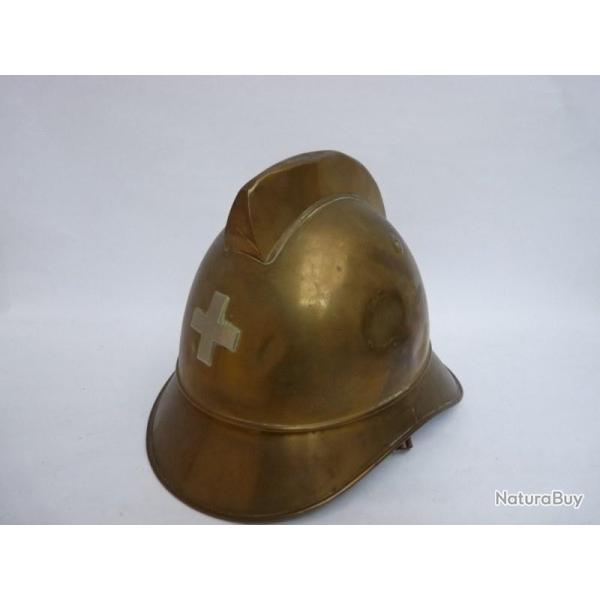 Ancien Casque de pompier Suisse