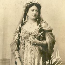 CPA Artiste Allemande signée