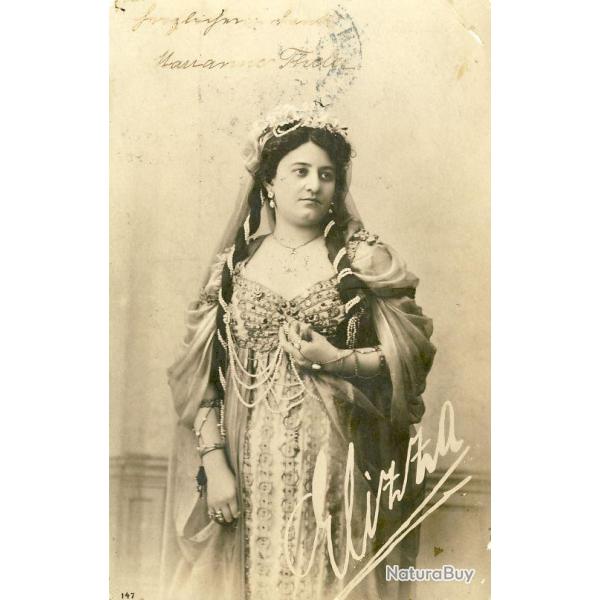 CPA Artiste Allemande signe