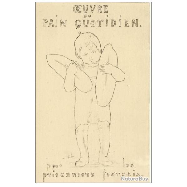 CPA illustr�e HEHER GUERRE prisonniers Russes Cheval soldat