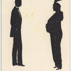 CPA illustrée Van Bath Souvenir de villégiature Côte d´Azur Mode de Caen