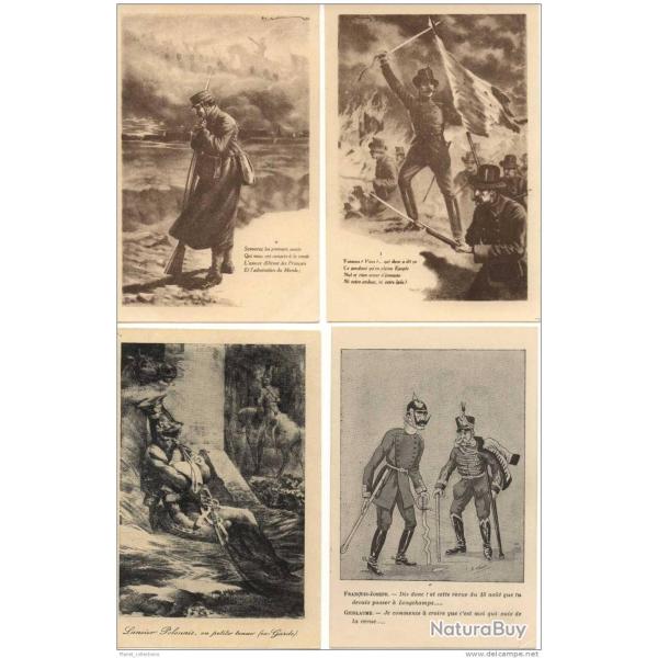 Lot de 6 CPA Illustrateur Guerre 1914-18