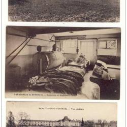 3 CPA 38 ISERE Seyssuel Sanatorium Buanderie Machine à laver