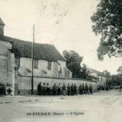 CPA 51 MARNE  St PIERRE L´Église animé