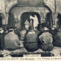 CPA CABARET DU NEANT Paris Montmartre n°5 Caveau Les Spectres tristes