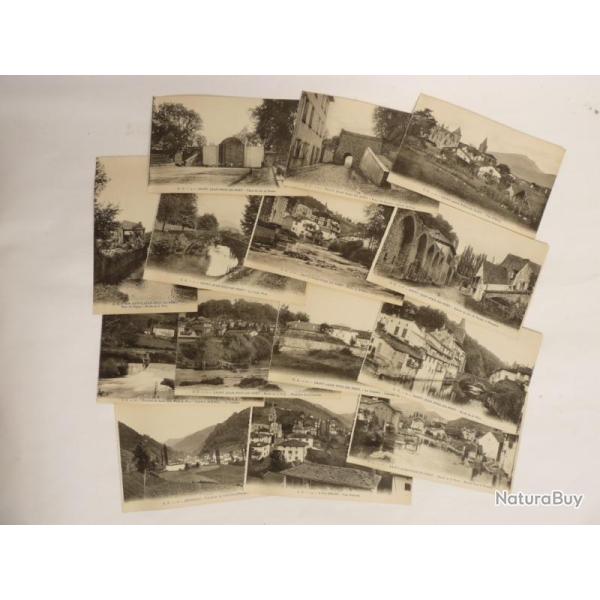 Ensemble 14 CPA 64 Pyrnes Atlantiques Saint Jean Pied de Port