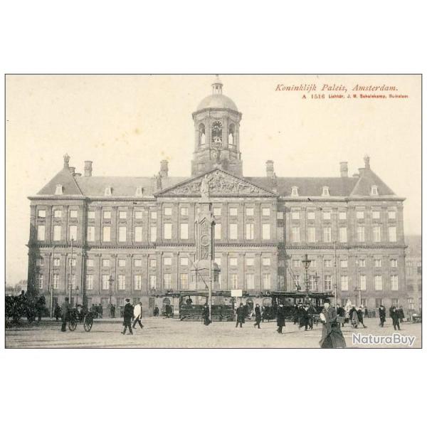 CPA Amsterdam Koninklijk Paleis anim�