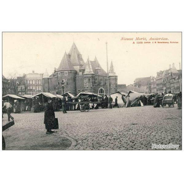 CPA Amsterdam Nieuwe Markt March� anim�