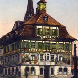 CPA Suisse THURGOVIE Steinegg H&uuml;ttwilen Rathaus H&ocirc;tel de ville