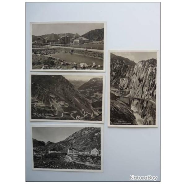 4 CPA Suisse Tessin San Gottardo Gothard Montagne