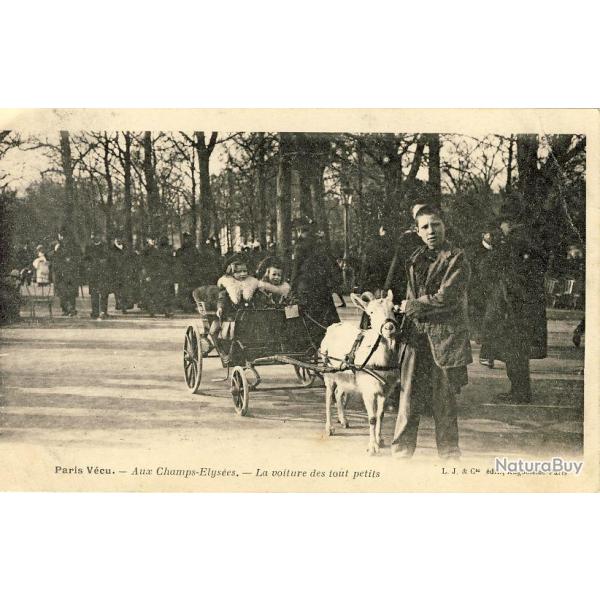 CPA 75 Paris v�cu Aux Champs Elys�es Voiture des tout petits Voiture � ch�vre