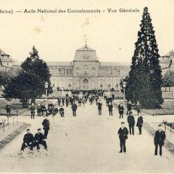 CPA 76 SEINE MARITIME St MAURICE Asile National des convalescents anim&eacute;