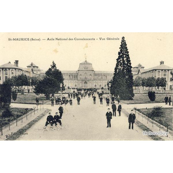CPA 76 SEINE MARITIME St MAURICE Asile National des convalescents anim�
