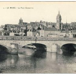 CPA 72 SARTHE Le Mans Le Pont Gambetta