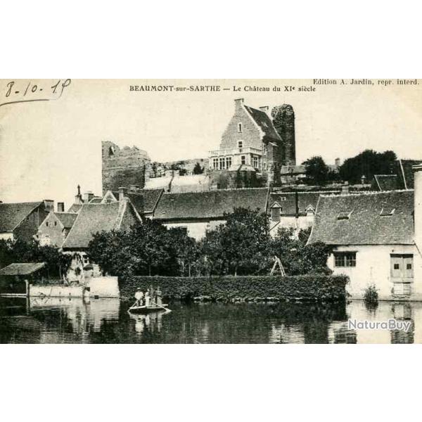 CPA 72 SARTHE BEAUMONT sur SARTHE Le ch�teau du XIe si�cle