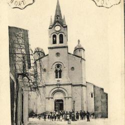 CPA 84 VAUCLUSE Mondragon Le Vaucluse illustr&eacute; &Eacute;glise 1915 rare
