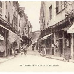 CPA 87 HAUTE VIENNE LIMOGES Rue de la Boucherie