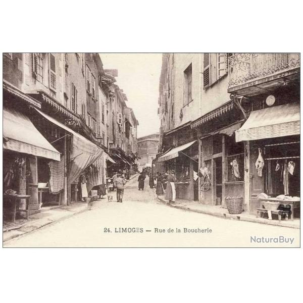 CPA 87 HAUTE VIENNE LIMOGES Rue de la Boucherie