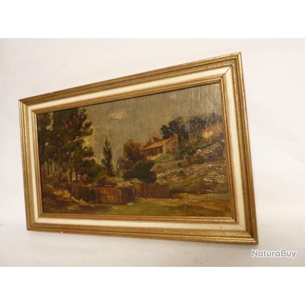 Peinture � l'huile sur isorel Paysage Proven�al