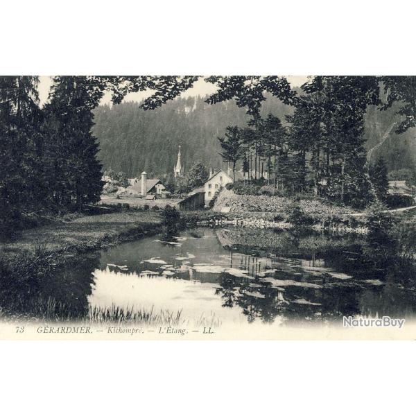 CPA 88 VOSGES GERARDMER L'�tang et vue sur le village LL