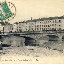 CPA 88 VOSGES &Eacute;pinal Pont Carnot et &Eacute;cole Industrielle