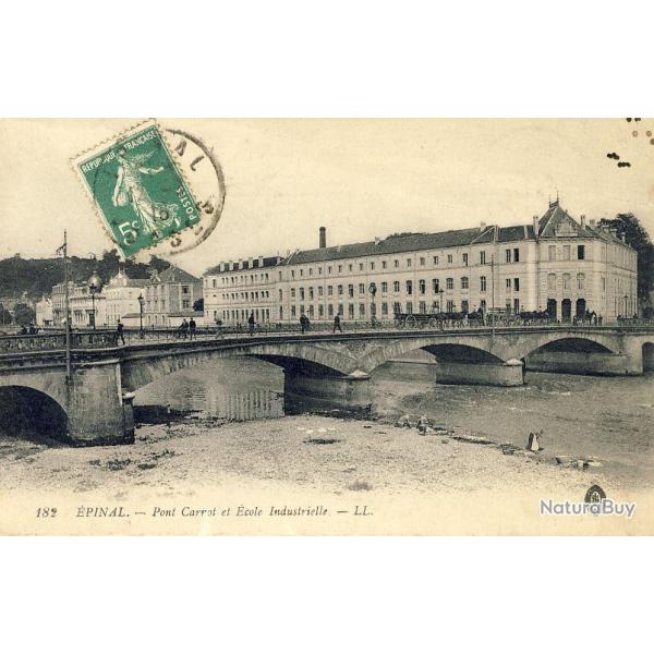 CPA 88 VOSGES �pinal Pont Carnot et �cole Industrielle