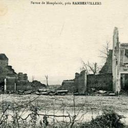 CPA 88 VOSGES Ferme de MONPLAISIR pr&egrave;s RAMBERVILLERS