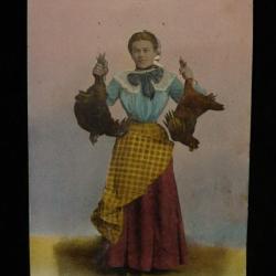 CPA 72 SARTHE La Sarthe : Marchande de volailles