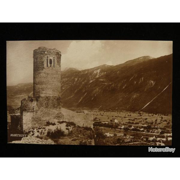 CPA Suisse VALAIS Martigny Ch�teau La Batiaz