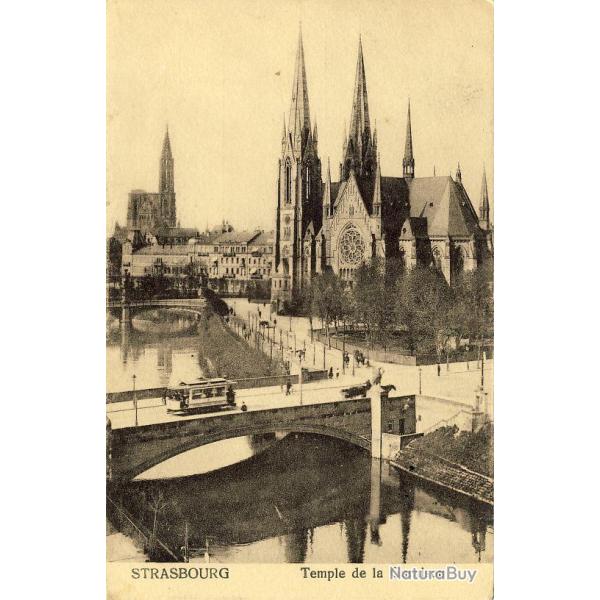 CPA 67 BAS RHIN STRASBOURG Temple Garnison Cath�drale