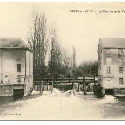CPA 10 Aube Arcis sur Aube Les Moulins et le Vannage 1917