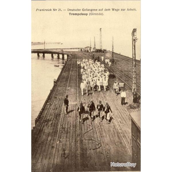 CPA 33 GIRONDE TROMPELOUP Frankreich N�21 Camp de prisonniers Guerre