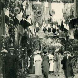CPA 45 LOIRET GIEN F&ecirc;te Comice Agricole 1913 anim&eacute;