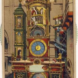 CPA 67 BAS RHIN Strasbourg L'horloge astronomique Carte &agrave; syst&egrave;me