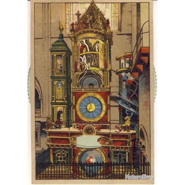 CPA 67 BAS RHIN Strasbourg L'horloge astronomique Carte � syst�me
