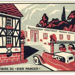 CPA 68 HAUT RHIN MOOSCH Restaurant Coutouly Moosch