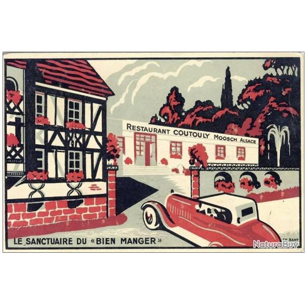 CPA 68 HAUT RHIN MOOSCH Restaurant Coutouly Moosch