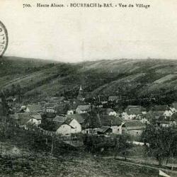 CPA 68 HAUT RHIN BOURBACH le BAS Vue du village