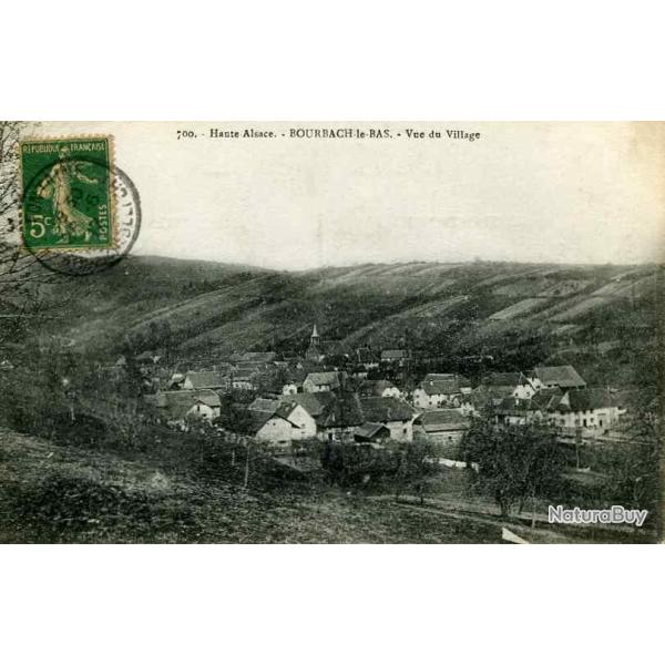 CPA 68 HAUT RHIN BOURBACH le BAS Vue du village