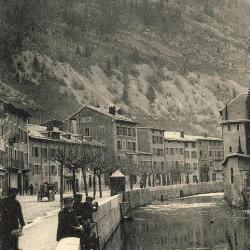 CPA 39 JURA MOREZ du JURA La rue des jardins Tr&eacute;barce